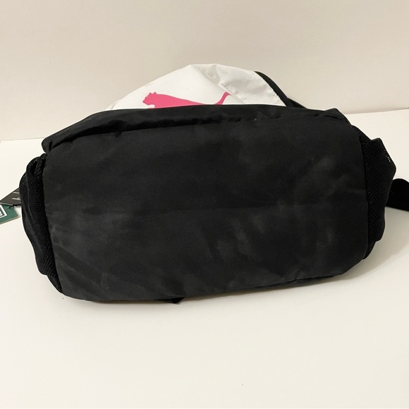 Puma Backpack White Black with Pink Logo - Picture 12 of 16